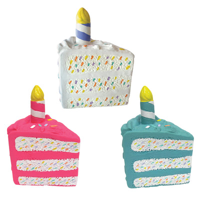 Birthday Cake Chew Toys (6")