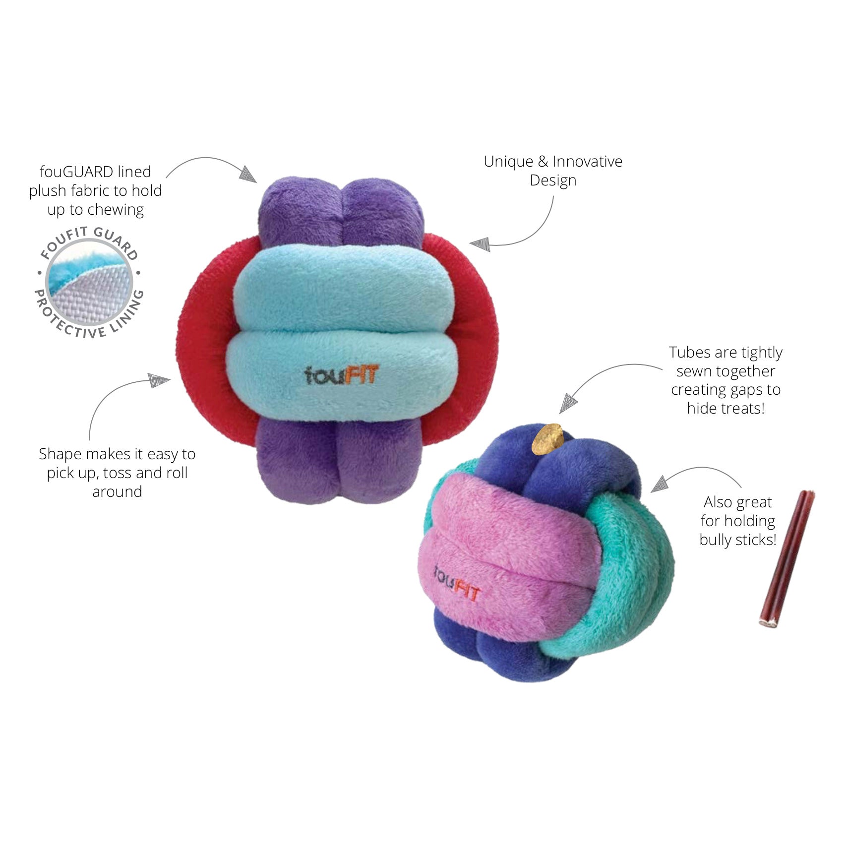 Hide 'n Seek Knotted Snuffle Ball (4-6")