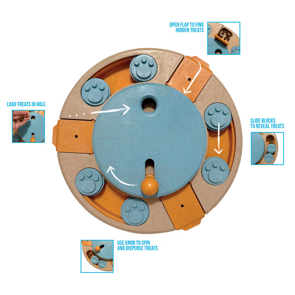 Hide 'n Seek Multi-Play Turntable Puzzle Toy (10.5