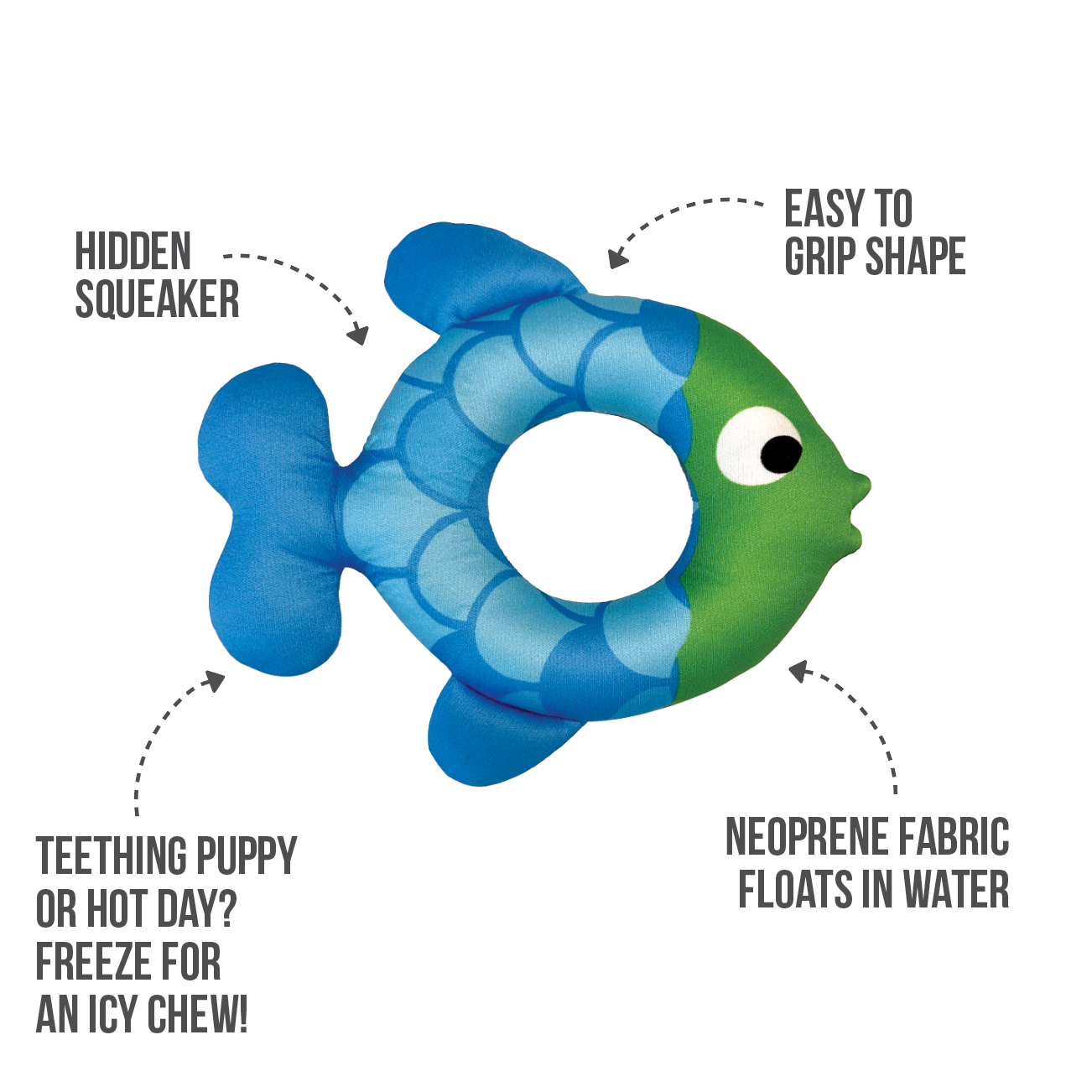 Freeze 'n Float Fish Rings (7")