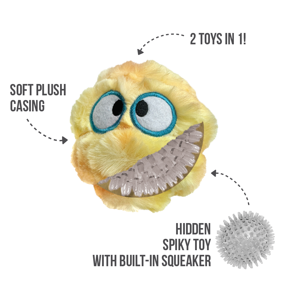 Fuzzy Wuzzy Goof Balls (3-4")