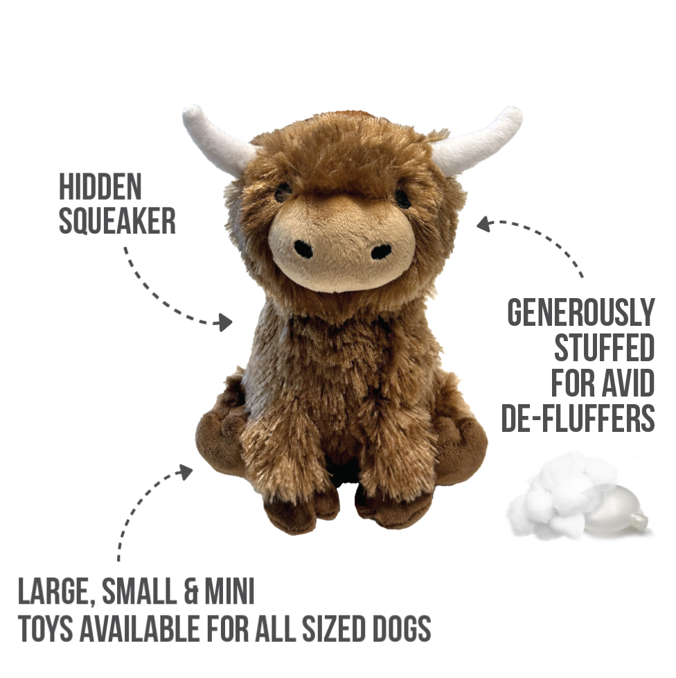 Highland Cow Plushies (6-8.5")