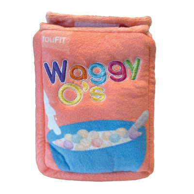 Hide 'n Seek Yummy Nosework Toy - Waggy 'Os Cereal (6")