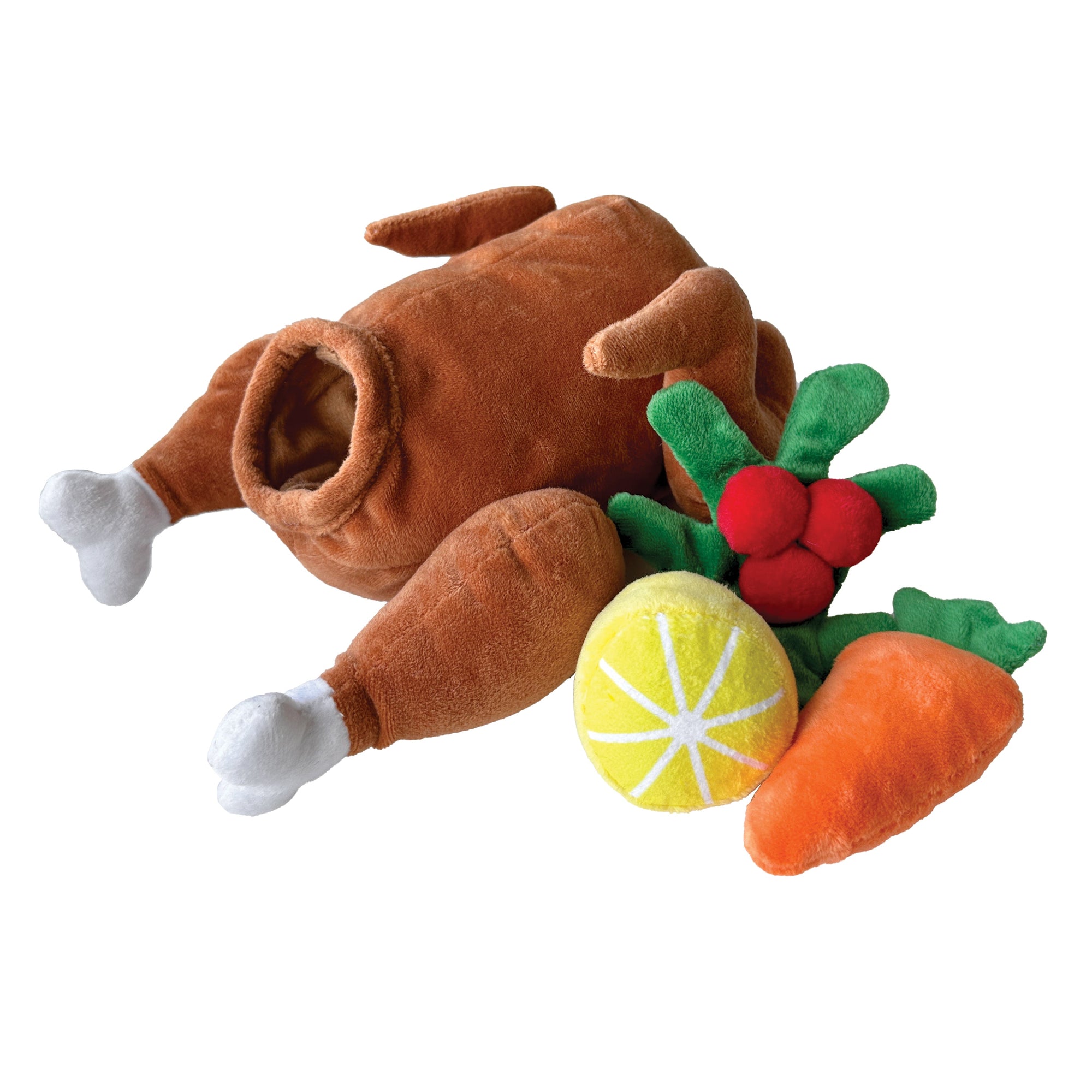 Stuffed Turkey Snuffle Dog Toy-3 in 1 Hide and Seek Toy, Snuffle